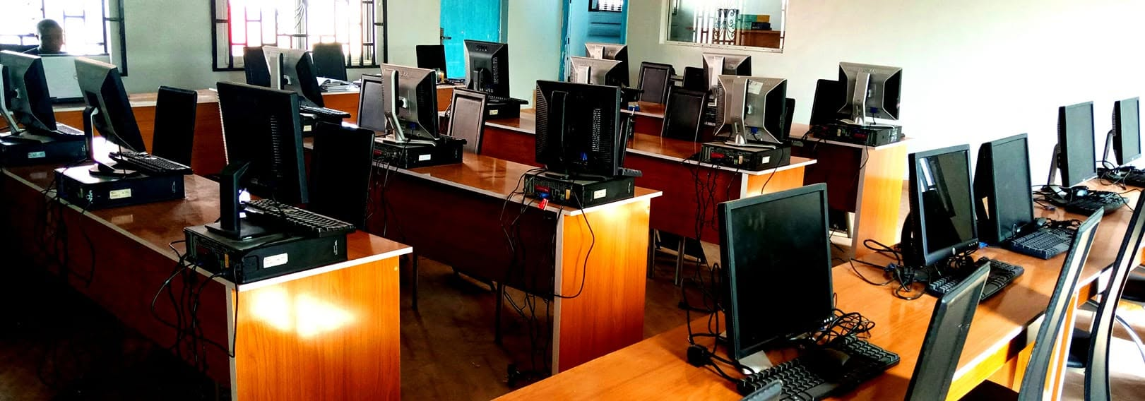 ICT resource centre with computers and digital learning equipment
